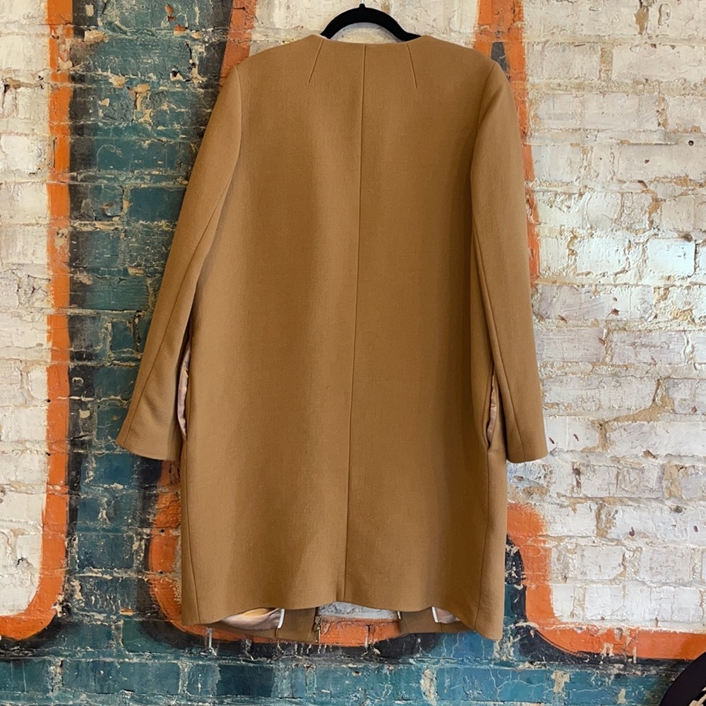 Jcrew Double Cloth Coat size 12 - Picture 5 of 6